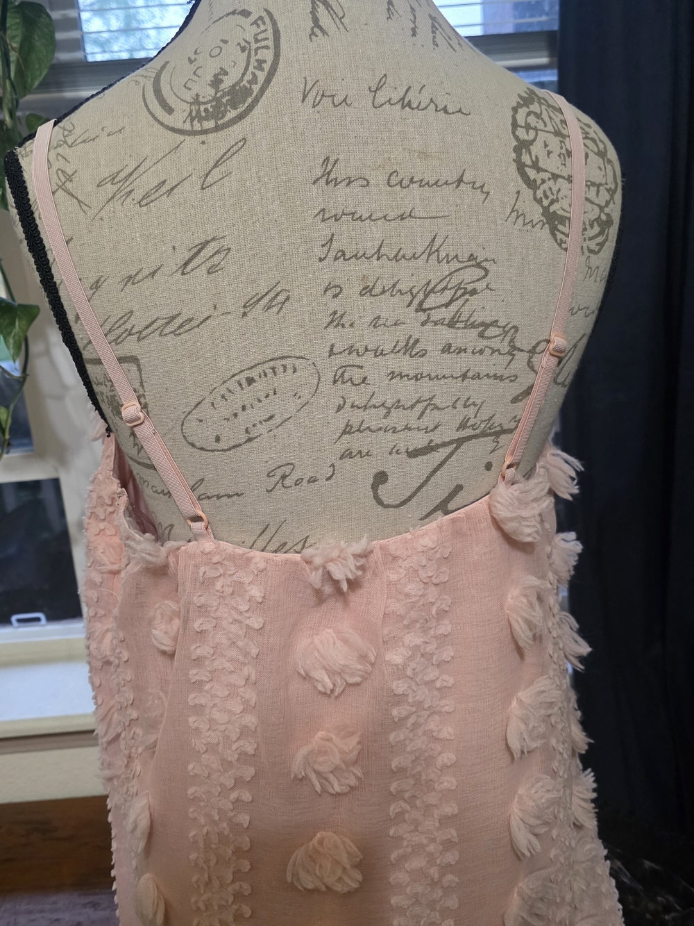 Pink Pom-Pom Tiered Strappy Mini Dress - Picture 4 of 9